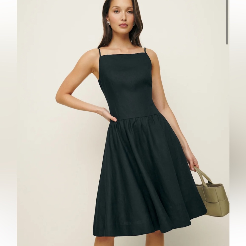 Reformation Clarabelle Linen Dress